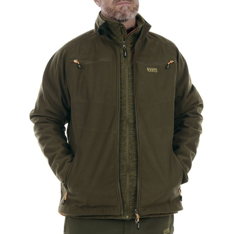 Veste Softshell Réversible Hart Tulsa-S - Orange Blaze/Vert