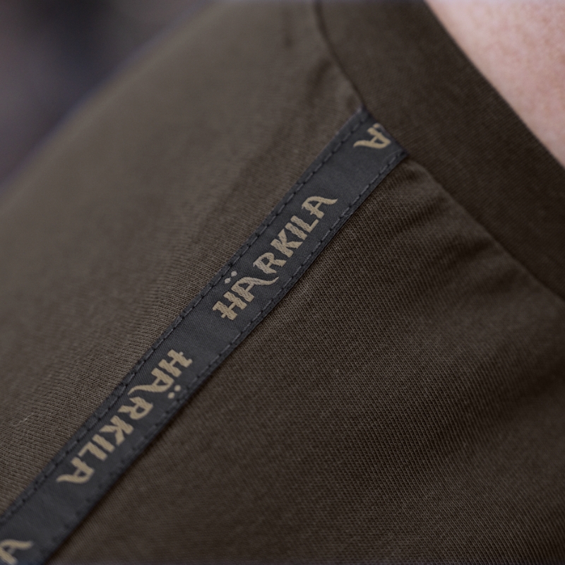 T-Shirt Härkila Logo Brand S/S Shadow Brown