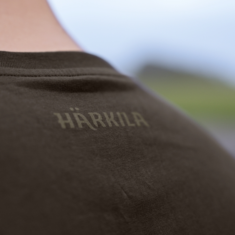 T-Shirt Härkila Logo Brand S/S Shadow Brown