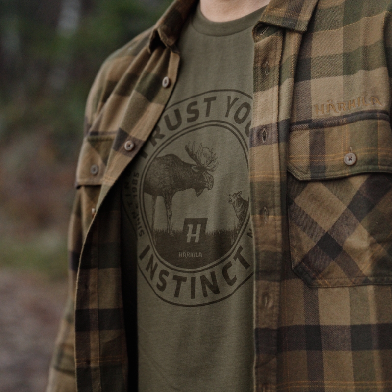 T-Shirt Härkila Moose S/S Tarmac