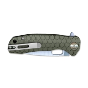 Couteau Flipper Medium Green 81mm