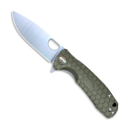 Couteau Flipper Medium Green 81mm