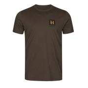 t-shirt Gorm S/S Shadow Brown - Hrkila