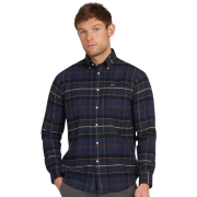 Chemise Lutsleigh Tartan Cord Navy Marl - Barbour