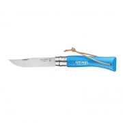 7VRI Couteau Opinel Baroudeur Bleu Cyan