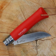 8VRI Couteau Opinel  Baroudeur Rouge