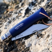 8VRI Couteau Opinel Baroudeur Bleu Fonce