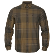 Chemise Akse L/S Willow Green check - Hrkila