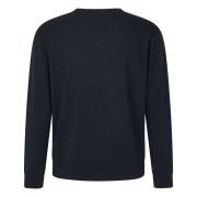 PulL Col en V Pine en laine mérinos Bleu - Seeland