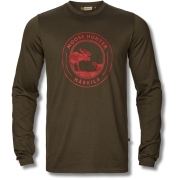 T-shirt Game L/S Willow Green Moose - Härkila