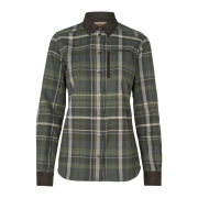 Chemise Pajala Femme Olive Check - Härkila