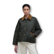 Veste Femme Icons cropped Liddesdale Quilted Sage - Barbour