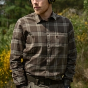 Chemise ML Fjell Green Check - Härkila