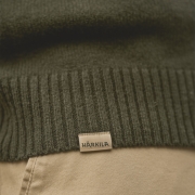 Pull Vincent Merino Half Zip - Vert Forêt Rosin