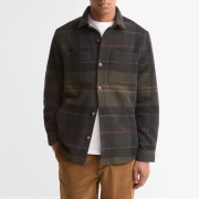 Surchemise Barbour Woodlane Brushed Check Overshirt - Shadow Classic Tartan