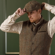 Gilet TWEED Orkney Fife - Laksen