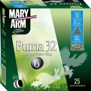 25 Cartouches MARY ARM 32G PUMA CAL12