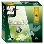 25 Cartouches MARY ARM 36G PUMA  CAL12