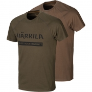T-Shirt Logo Härkila (Pack de 2 T-Shirts)