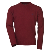 Pull Kensington Lambswool Sweater WIINE - Laksen